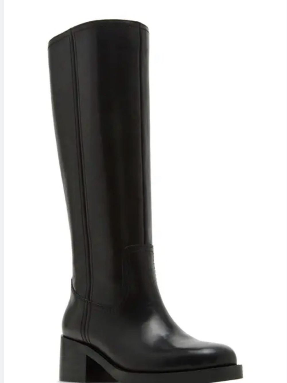 Nordstrom Black Knee Leather Boots
